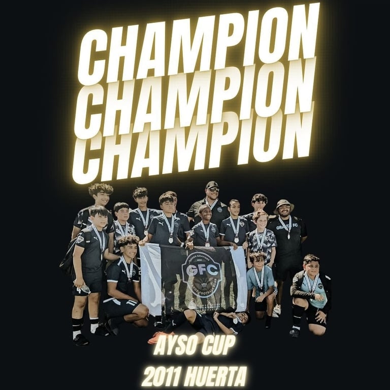 Team photo of athletes wearing medals and holding trophy